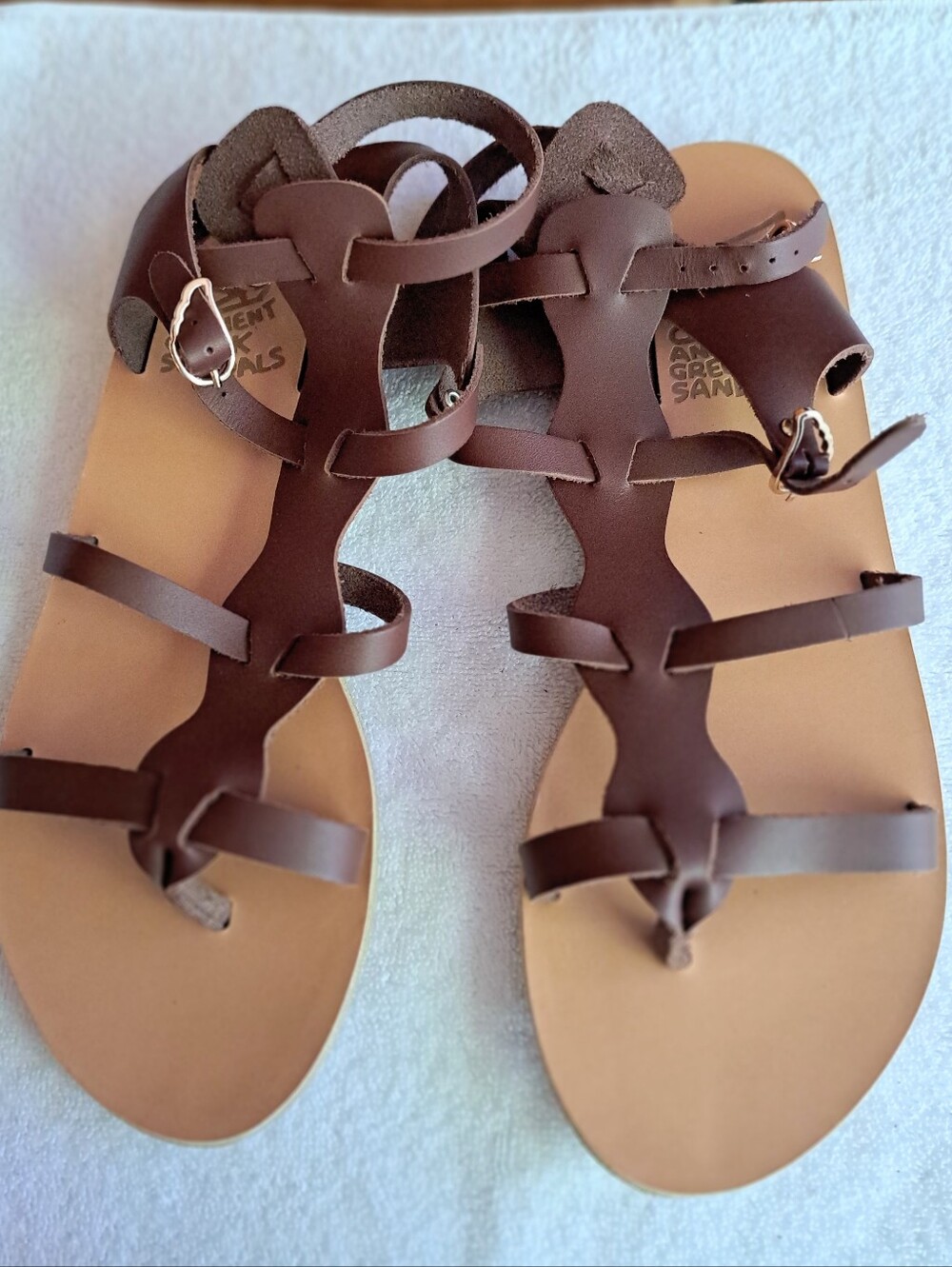 NEW Ancient Greek Sandals GRACE KELLY Leather Sandals - EU 41 / US 10